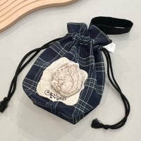atelier N 2WAY ミニ巾着バッグ