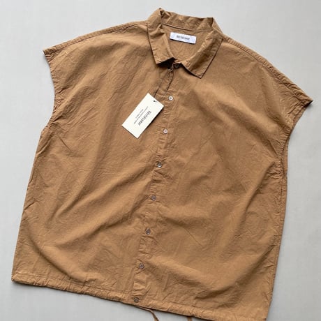 2026SS / 人気完売品 Veritecoeur  シュリンクフレンチスリーブシャツ