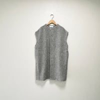 2023AW / grin シープパイルボアロングベスト【グレー】