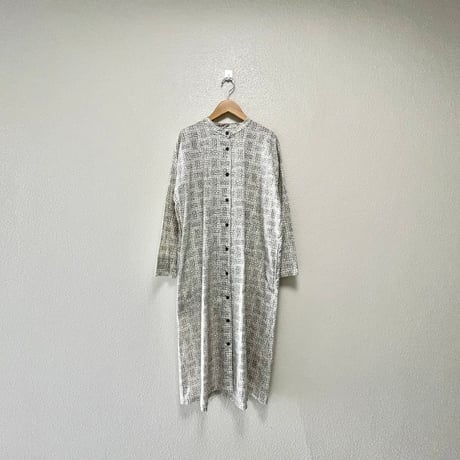 FABRIC’S Sleeping Rose リバティシャツワンピース