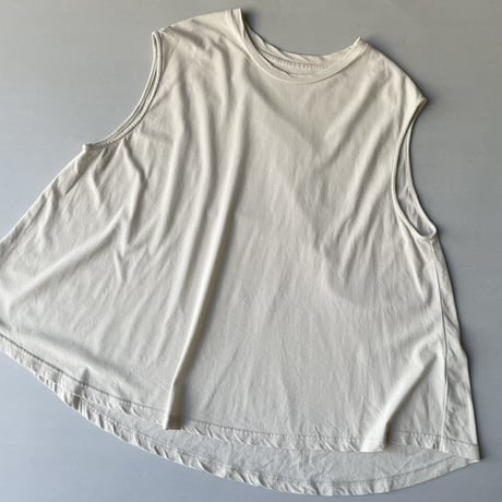 2023SS / evam eva cotton sleeveless pullover