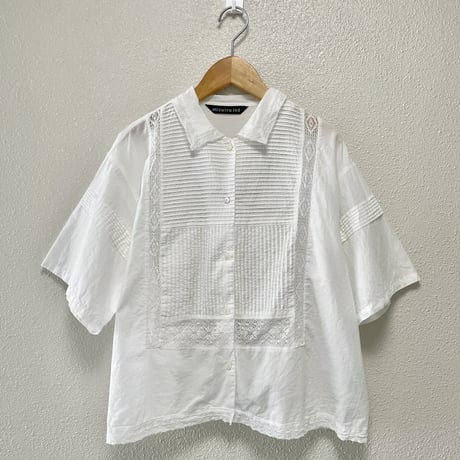 mizuiro ind レースパターンシャツ