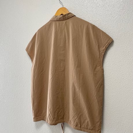 2026SS / 人気完売品 Veritecoeur  シュリンクフレンチスリーブシャツ