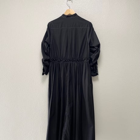 COMME des GARCONS Noir Kei Ninomiya ベルト スリーブ ノーカラーワンピース
