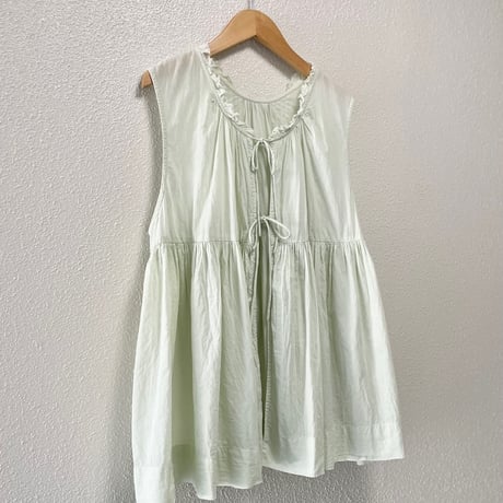 2025SS / BEAMS BOY コットンギャザーノースリーブシャツ