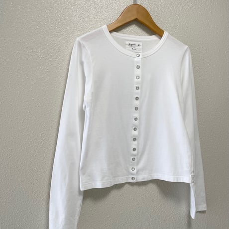 人気完売品 / agnes b. × ADAM ET ROPE' CARDIGAN PRESSIONS Jersey