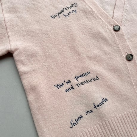 2024AW / SLOBE IENA embroidery カーディガン