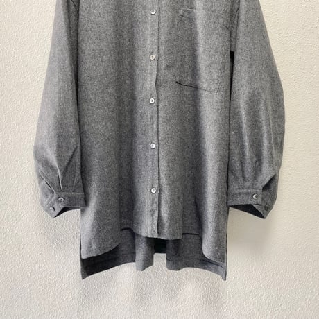 MidiUmi スタンドカラービッグシャツ