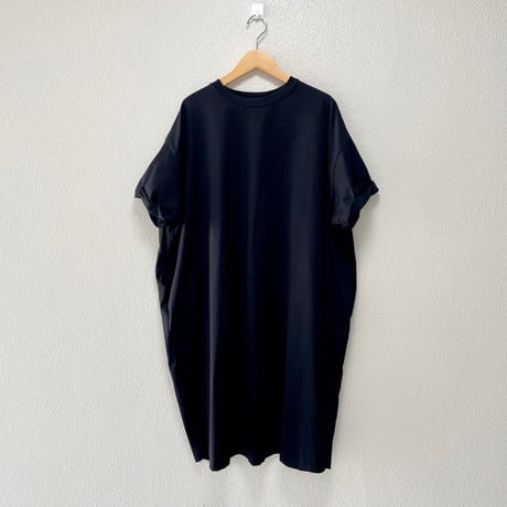 mizuiro ind ロールアップスリーブワイドワンピース