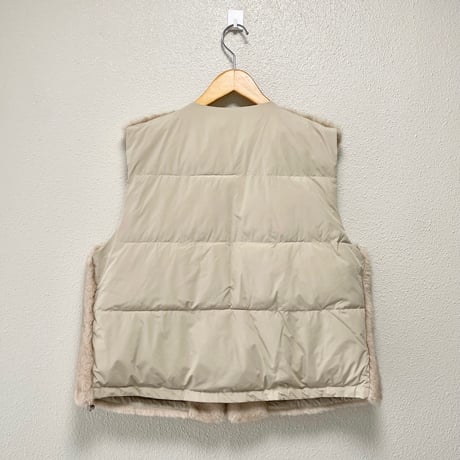 タグ付き未使用品 / 2025AW / vivapresto ファーベスト 【ベージュ】