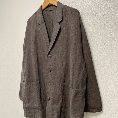 nest Robe リネンベンガラ墨汁ジャケット