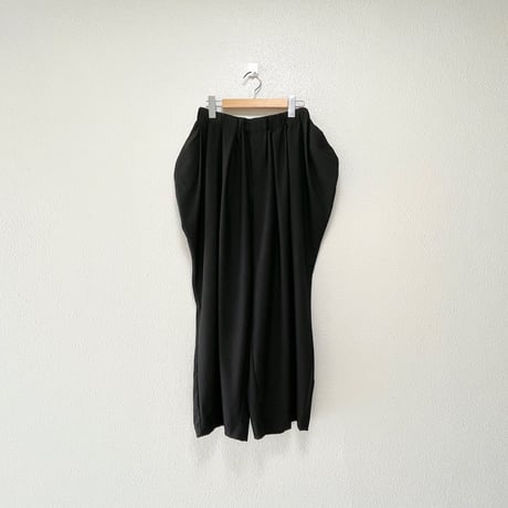 2025SS / 販売継続品 /  mizuiro ind  サイドドレープワイドパンツ