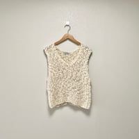 未使用品 / TORRAZZO DONNA ニットベスト【アイボリー】