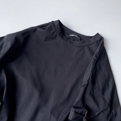 mizuiro ind ロールアップスリーブワイドワンピース