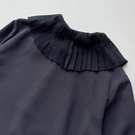 2024AW / 人気完売品 mizuiro ind プリーツカラーシャツ