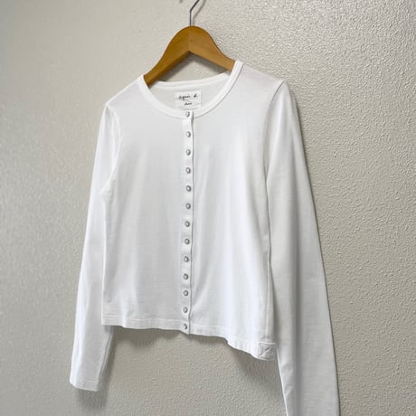 人気完売品 / agnes b. × ADAM ET ROPE' CARDIGAN PRESSIONS Jersey