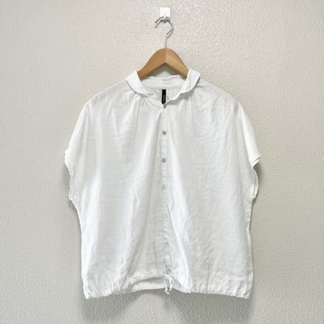 NATURAL LAUNDY リネンクロス フレンチドローシャツ