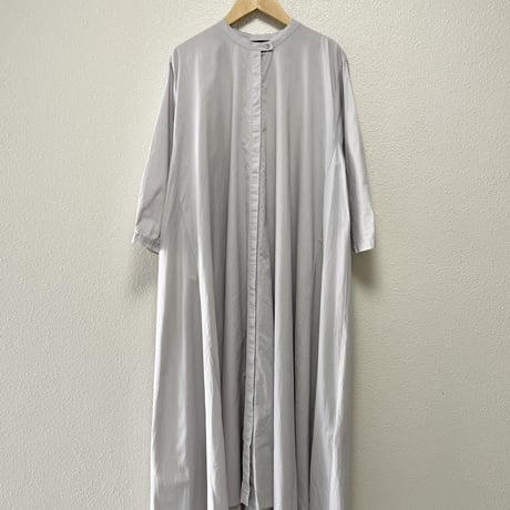 販売継続品 / 人気完売色 mizuiro ind スタンドカラーフレアロングワンピース