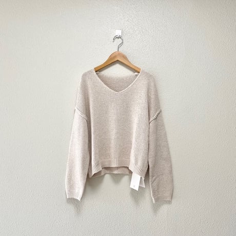 タグ付き未使用品 / 2025SS / JOURNAL STANDARD テープヤーンVプルオーバー