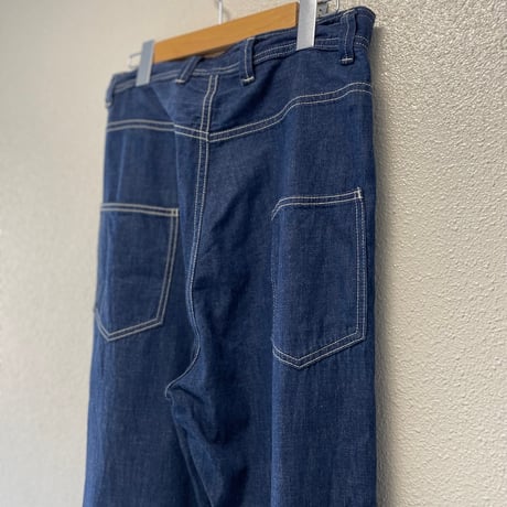 販売継続品 / GRANDMA MAMA DAUGHTER ライトデニムサイドジップテーパードパンツ 【ONE WASH】