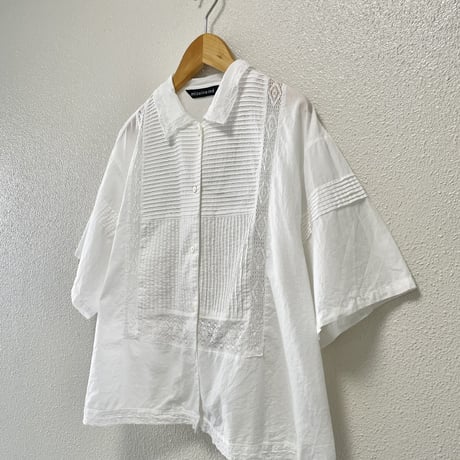 mizuiro ind レースパターンシャツ