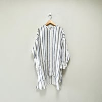 2023SS / nest Robe リネンマルチストライプシャツ