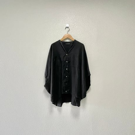 2025SS / mizuiro ind リネンスタンドカラーコクーンシャツ