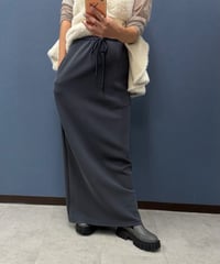 Pauline Bleu ポリーヌブロー   美シルエット ストレートロングスカート