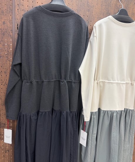 Dignite collier ディニテコリエ　ウエスト ドラスト ワンピース