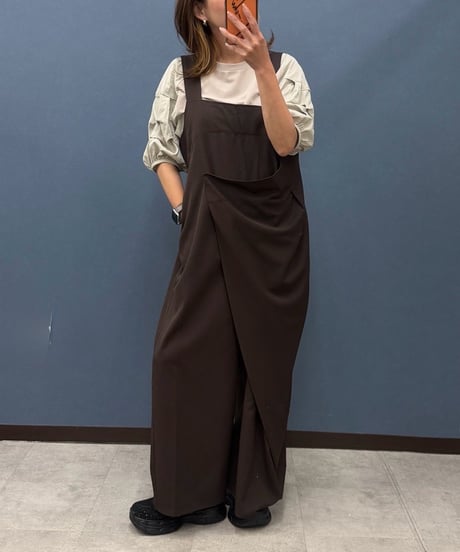 Pauline Bleu ポリーヌブロー　ラップデザインサロペット