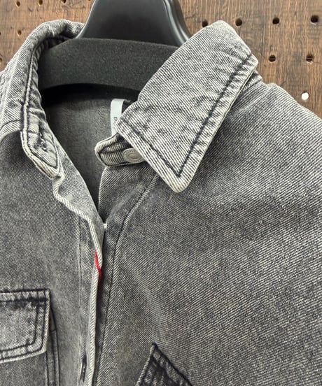 Dignite collier ディニテコリエ ウォッシュデニム オーバーシャツ