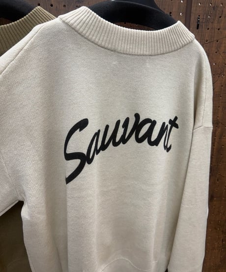 SUGAR ROSE シュガーローズ  バックロゴ Vネックニットプルオーバー