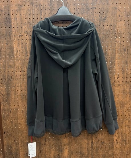 Dignite collier ディニテコリエ  MA-1デザイン 異素材切替ジップパーカー