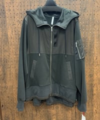 Dignite collier ディニテコリエ  MA-1デザイン 異素材切替ジップパーカー