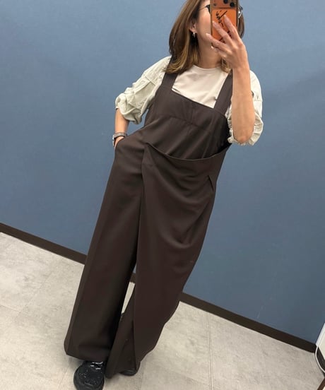 Pauline Bleu ポリーヌブロー　ラップデザインサロペット