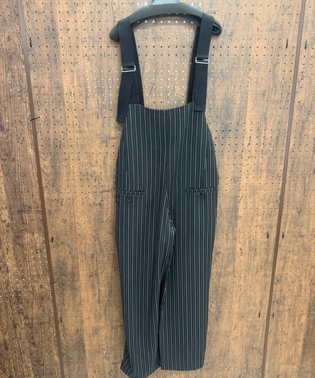 Pauline Bleu ポリーヌブロー　コクーンシルエットストライプサロペット