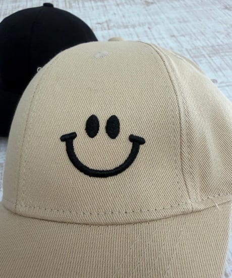 刺繍ニコちゃんCAP