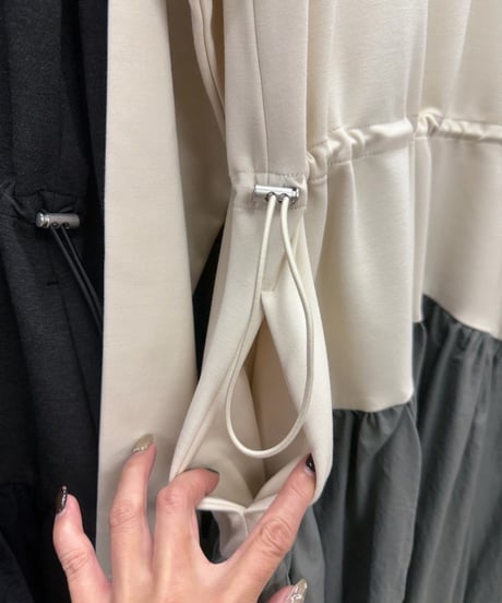 Dignite collier ディニテコリエ　ウエスト ドラスト ワンピース
