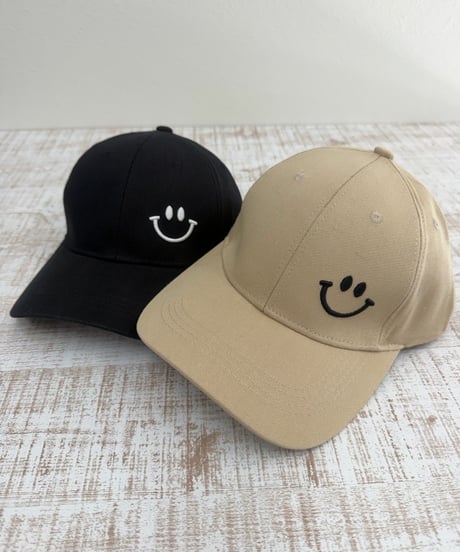 刺繍ニコちゃんCAP