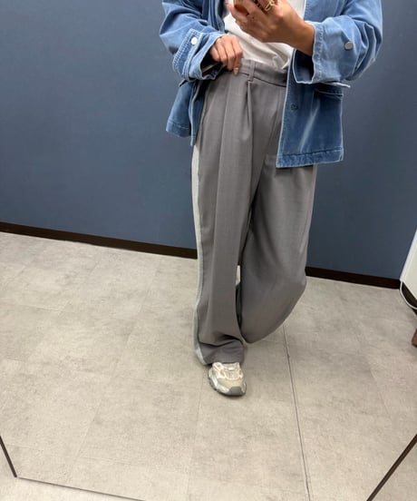 Dignite collier ディニテコリエ　きちんと見えスエット切替パンツ