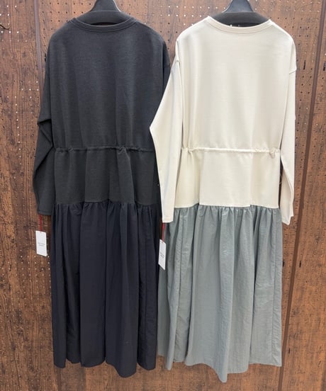 Dignite collier ディニテコリエ　ウエスト ドラスト ワンピース