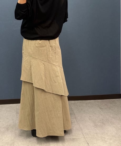 Pauline Bleu ポリーヌブロー   アシンメトリーデザインスカート