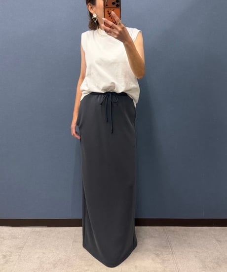 Pauline Bleu ポリーヌブロー   美シルエット ストレートロングスカート
