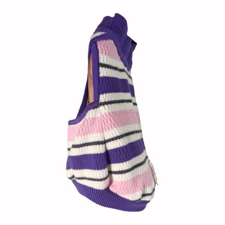thermal knit cropped tank：Puple Multi//ｻｰﾏﾙﾆｯﾄｸﾛｯﾌﾟﾄﾞﾀﾝｸ：ﾊﾟｰﾌﾟﾙﾏﾙﾁ