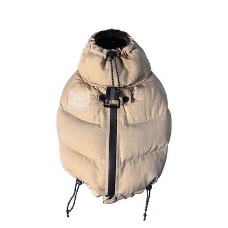 Quilted Padded Vest: BEIGE //キルティングベスト:ベージュ