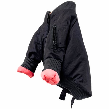 <ITG>MA-1 FLIGHT JACKET:BLACK //<イタグレ>MA-1ﾌﾗｲﾄｼﾞｬｹｯﾄ:ブラック