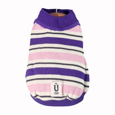 thermal knit cropped tank：Puple Multi//ｻｰﾏﾙﾆｯﾄｸﾛｯﾌﾟﾄﾞﾀﾝｸ：ﾊﾟｰﾌﾟﾙﾏﾙﾁ