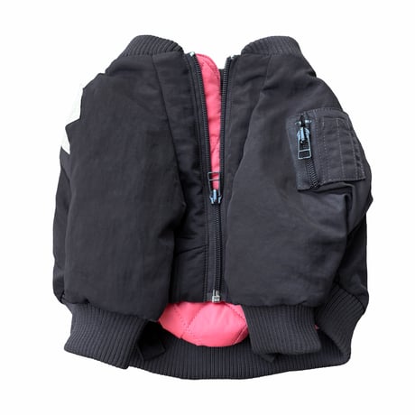 <SNZ>MA-1 FLIGHT JACKET:BLACK //<シュナ>MA-1ﾌﾗｲﾄｼﾞｬｹｯﾄ:ブラック