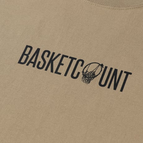 "LOGO" COTTON T-SHIRT <DAILY USE> / BEIGE