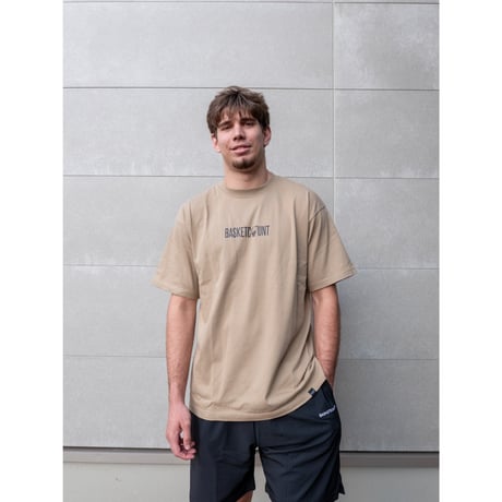 "LOGO" COTTON T-SHIRT <DAILY USE> / BLACK